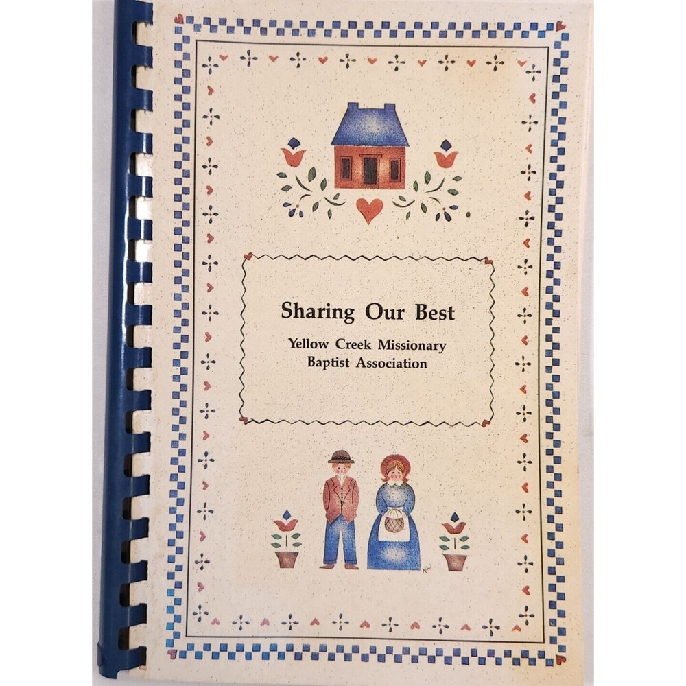 1992 Yellow Creek Missionary Baptist Association Alabama Cookbook Recipes